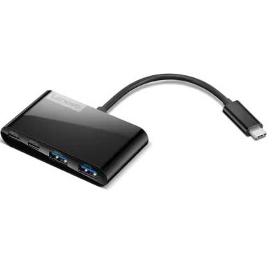 Lenovo Select USB-C 4-port Hub Black GX91L84354