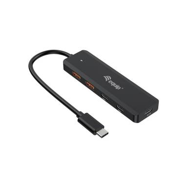 EQuip 4-Port USB3.2 Hub Black 128966 EQuip 4-Port USB3.2 Hub Black 128966