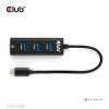 Club3D USB Gen2 Type-C PD Charging Hub to 2x Type-C 10G ports and 2x USB Type-A 10G ports CSV-1549