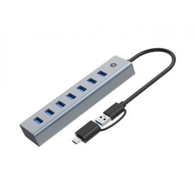 Conceptronic HUBBIES21G 7-Port USB 3.0 Hub Grey HUBBIES21G Conceptronic HUBBIES21G 7-Port USB 3.0 Hub Grey HUBBIES21G