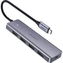 UGREEN USB-C 3.0 To 4 Ports HUB Gray CM219