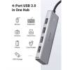 UGREEN USB-C 3.0 To 4 Ports HUB Gray CM219