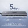 UGREEN 4-Port USB3.0 Hub with USB-C Power Supply 50985