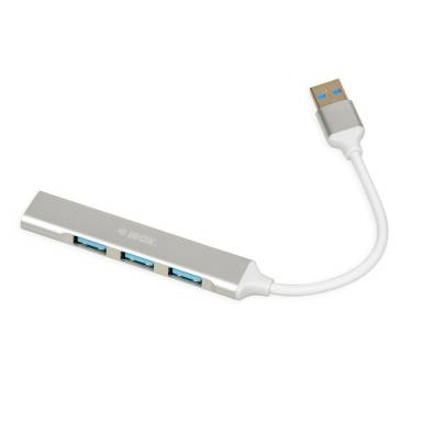 iBox IUH3FAS 4-port USB3.0 HUB Silver IUH3FAS iBox IUH3FAS 4-port USB3.0 HUB Silver IUH3FAS