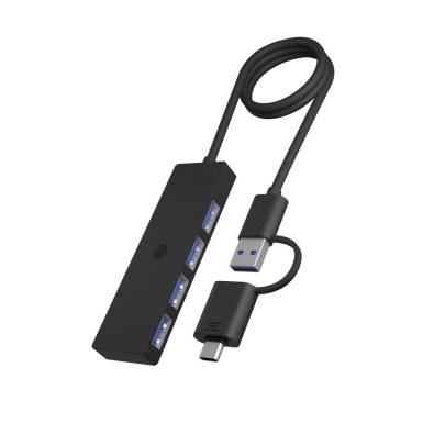 Raidsonic IcyBox IB-HUB1424-C3 4-portos USB3.2 HUB Black IB-HUB1424-C3 Raidsonic IcyBox IB-HUB1424-C3 4-portos USB3.2 HUB Black IB-HUB1424-C3