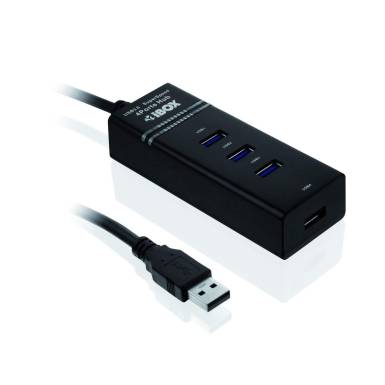 iBox IUH3FB 4-port USB3.0 HUB Black IUH3FB iBox IUH3FB 4-port USB3.0 HUB Black IUH3FB