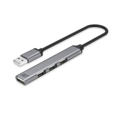 ACT 4-portos USB2.0 HUB Grey AC6225 ACT 4-portos USB2.0 HUB Grey AC6225