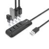 ACT AC6320 4-portos USB3.2 HUB Black AC6320