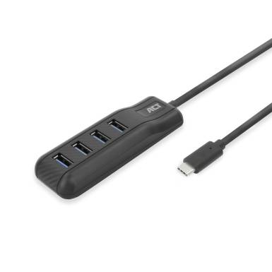 ACT AC6420 4-portos USB3.2 HUB Black AC6420 ACT AC6420 4-portos USB3.2 HUB Black AC6420