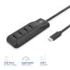 ACT AC6420 4-portos USB3.2 HUB Black AC6420