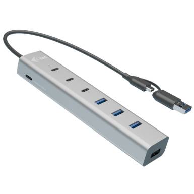 I-TEC 7-portos USB3.2 HUB Grey CAHUBMETAL7 I-TEC 7-portos USB3.2 HUB Grey CAHUBMETAL7