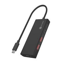 Raidsonic Icy Box IB-HUB1436-CPD 4-portos USB3.2 HUB Black IB-HUB1436-CPD Raidsonic Icy Box IB-HUB1436-CPD 4-portos USB3.2 HUB Black IB-HUB1436-CPD