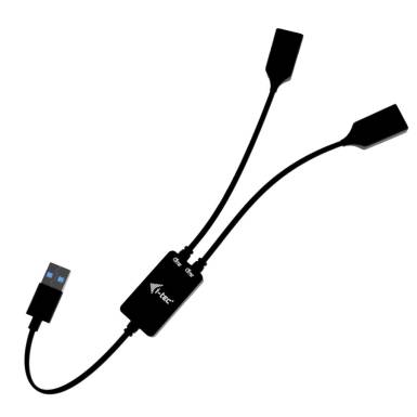 I-TEC 2-portos USB3.2 HUB Black U3CBLHUB2A I-TEC 2-portos USB3.2 HUB Black U3CBLHUB2A