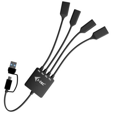 I-TEC 4-portos USB3.2 HUB Black CACBLHUB2A2C I-TEC 4-portos USB3.2 HUB Black CACBLHUB2A2C
