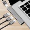 Logilink UA0436 Ultraslim 4-Port USB-A Hub Aluminium UA0436