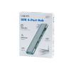 Logilink UA0436 Ultraslim 4-Port USB-A Hub Aluminium UA0436