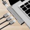 Logilink UA0437 Ultraslim 4-Port USB-C-Hub Aluminium UA0437
