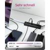 Raidsonic IcyBox IB-HUB1737-C3 7-portos USB3.2 HUB Black IB-HUB1737-C3