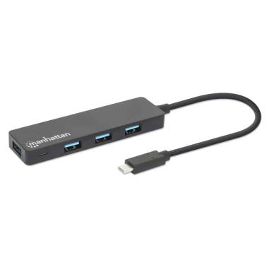 Manhattan 4-portos USB3.2 HUB Black 164924 Manhattan 4-portos USB3.2 HUB Black 164924