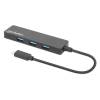 Manhattan 4-portos USB3.2 HUB Black 164924