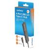 Manhattan 4-portos USB3.2 HUB Black 164924