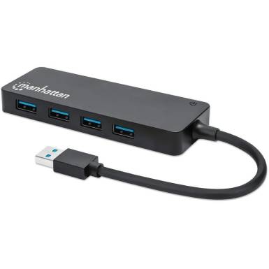 Manhattan 4-portos USB3.2 HUB Black 164900 Manhattan 4-portos USB3.2 HUB Black 164900