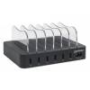 Manhattan 6-portos USB3.2 HUB Black 102254