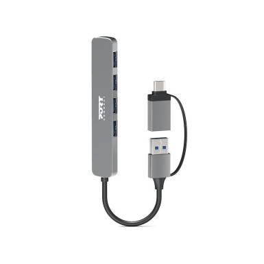 Port Designs 4-portos USB2.0 HUB Silver 900161 Port Designs 4-portos USB2.0 HUB Silver 900161