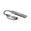 Port Designs 4-portos USB2.0 HUB Silver 900161