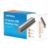 Manhattan 10-portos USB2.0 HUB Black 161572