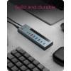 Raidsonic IcyBox IB-HUB1743-CPD 9-portos USB3.2 HUB Black IB-HUB1743-CPD