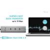 I-TEC USB-C Charging Metal HUB 5port with USB-C video 8K + Power Delivery 85W C31HUBMETAL8KPDPRO