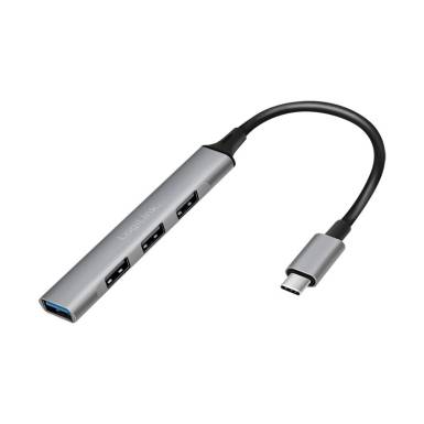 Logilink UA0392 USB 3.2 Gen1 Type-C 4-port slim hub Grey UA0392 Logilink UA0392 USB 3.2 Gen1 Type-C 4-port slim hub Grey UA0392