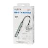Logilink UA0392 USB 3.2 Gen1 Type-C 4-port slim hub Grey UA0392