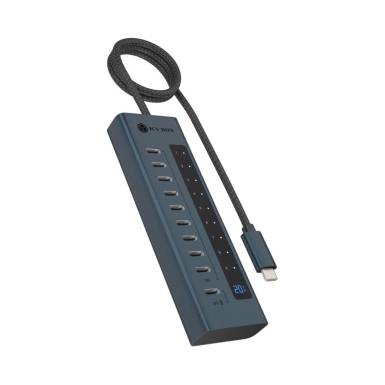 Raidsonic IcyBox IB-HUB1450-C31 10 ports USB Type-C Gen 2 Hub IB-HUB1450-C31 Raidsonic IcyBox IB-HUB1450-C31 10 ports USB Type-C Gen 2 Hub IB-HUB1450-C31