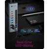 Raidsonic IcyBox IB-HUB1742CR-C2PD 11-portos USB3.2 HUB Black IB-HUB1742CR-C2PD