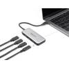 DeLock USB 10 Gbps USB Type-C Hub with 4x USB Type-C female and PD 85 Watt 64261