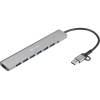 Sandberg 7-portos USB3.0 HUB Silver 136-66