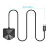 Manhattan 4-portos USB3.0 HUB Black 181150