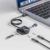 Manhattan 4-portos USB3.0 HUB Black 181150