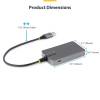 Startech 5-portos USB3.2 HUB Space Gray 5G4AC-USB-A-HUB