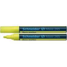 SCHNEIDER Krétamarker, 2-3 mm, SCHNEIDER "Maxx 265", sárga