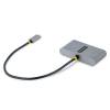 Startech 4-portos USB3.0 HUB Space Gray 5G2A2CPDB-USB-C-HUB