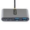 Startech 4-portos USB3.0 HUB Space Gray 5G2A2CPDB-USB-C-HUB