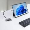 Startech 4-portos USB3.0 HUB Space Gray 5G2A2CPDB-USB-C-HUB