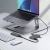 Startech 4-portos USB3.2 HUB Space Gray 5G4AB-USB-C-HUB