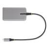 Startech 4-portos USB3.2 HUB Space Gray 5G4AB-USB-C-HUB