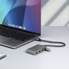 Startech 4-portos USB3.2 HUB Space Gray 5G4AB-USB-C-HUB