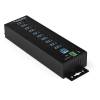 Startech 10-portos USB3.2 HUB Black HB30A10AME