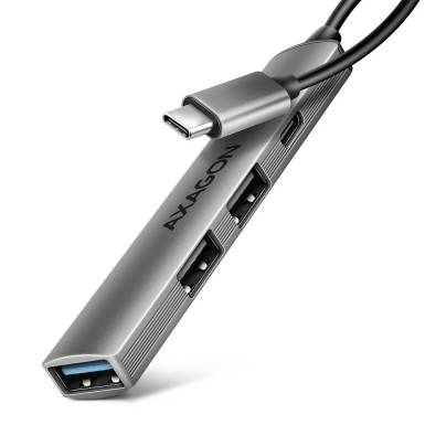 AXAGON HUE-STC ALU STRIP USB-C 4 port hub HUE-STC AXAGON HUE-STC ALU STRIP USB-C 4 port hub HUE-STC